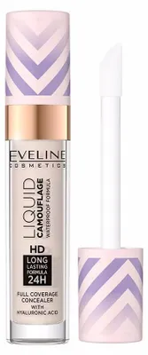 Produktbild von Eveline Cosmetics Liquid Camouflage – Concealer, langanhaltend, wasserfest, Farbton 01 – 3er Pack