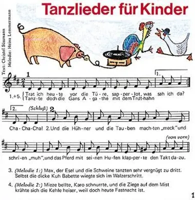 Produktbild von Tanzlieder für Kinder