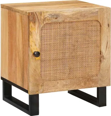 Produktbild von "Schlussverkauf" Nachttisch 1 PC - mit Reichlich Stauraum - Natur 40x33x46 cm  C9029