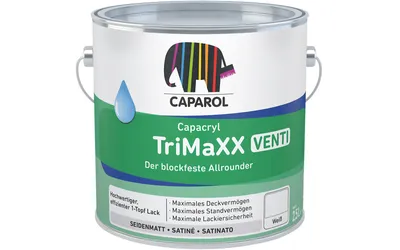 Produktbild von Caparol Capacryl TriMaXX Venti, weiss, 2,5l
