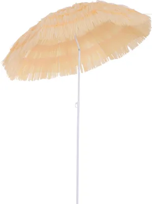 Produktbild von Outsunny slnečník havajského vzhľadu Ø160cm v béžovej farbe