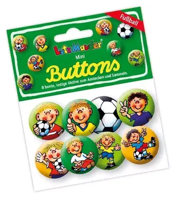 Produktbild von Mini Button Set Fußballer Fritz