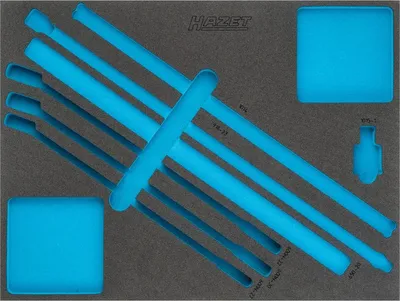 Produktbild von Hazet 2-Komponenten Weichschaumeinlage 163-371L, (LxB) 519 x 392 mm
