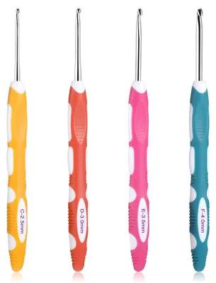 Produktbild von Häkelnadel-Set – 4 Häkelnadeln: 2,5 mm, 3 mm, 3,5 mm, 4 mm