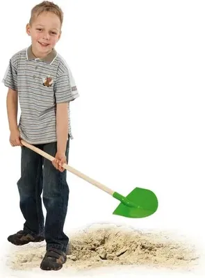 Produktbild von Wadertoys Schaufel Spatenform m. Holzstiel