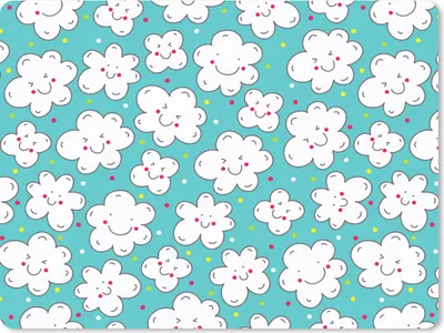 Produktbild von MuchoWow® Mauspad Mousepad Muster - Wolke - Himmel - Jungen - Kinder 40x30 cm - Mousepads - Maus Mat - Pad - Mausunterlage - Anti Rutsch