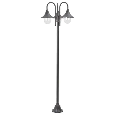 Immagine prodotto di Lampione da Giardino E27 220 cm Alluminio 3 Lampade Bronzo