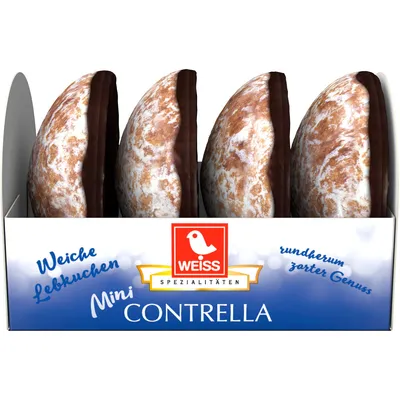 Zdjęcie produktu dla Weiss Mini Contrella miękkie pierniki o smaku czekoladowym 50g