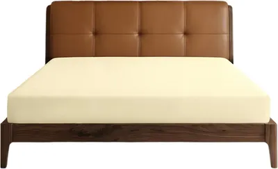Produktbild von Bettlaken, 120 x 200 cm, 100% Baumwolle, 300 Fadenzahl, weich, atmungsaktiv, Creme-Weiß