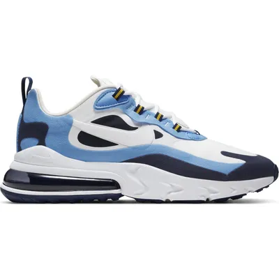 Zdjęcie produktu dla Nike - Obuwie - Sneakersy - AirMax270React - CT1264-104 - Męskie - białe, niebieskie - rozmiar US 8