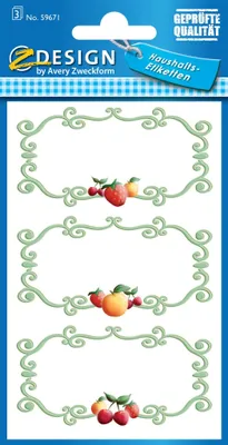 Immagine prodotto di AVERY Zweckform Z-Design Haushaltsetiketten "Designrahmen"