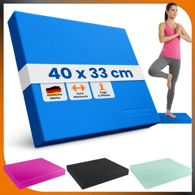 Produktbild von Blaues Balance Pad 40x33x5 cm aus TPE-Schaum mit rutschfester Oberfläche für Yoga & Koordination