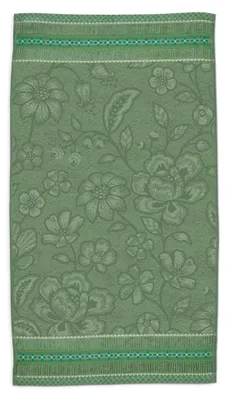 Produktbild von Badetuch Jasmin Jacquard Grün 55x100 cm