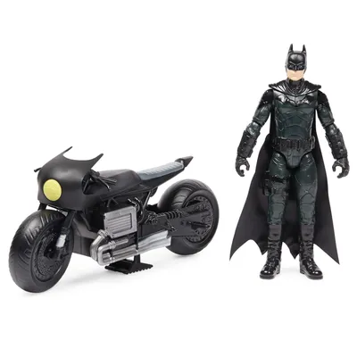 Obrázek produktu pro DC Comics BAT VHC MOV 12inBatcycleWBatman GML, Motocykl, 4 rok/roky, Vícebarevný