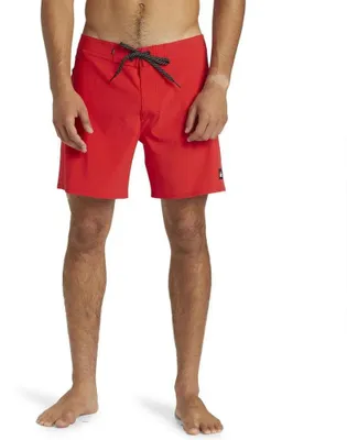 Image de Quiksilver Surf Silk, short de bain, couleur rouge, taille 34, pour homme, couleur rouge, taille 34
