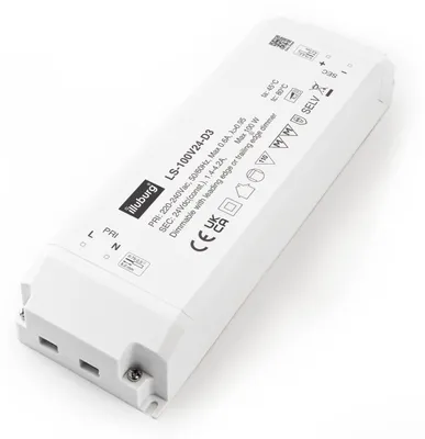 Productafbeelding van Led-transformator 24 V dimbaar Triac 33 W - 100 W voor LED-strip lamp