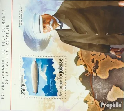 Produktbild von Briefmarken Togo 2014 Mi Block 1086 (kompl. Ausgabe) postfrisch Graf Zeppelin