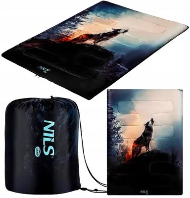 Produktbild von Nils Camp NC3601 3-in-1 Doppel-Schlafsack 200x140 cm