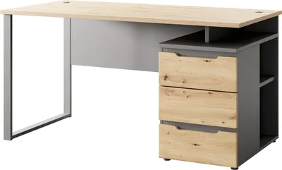 Produktbild von Furniture24 Schreibtisch Brego 23 Bürotisch 150 x 77 x 73 cm Computertisch Arbeitszimmer