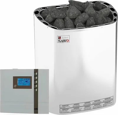 Zdjęcie produktu dla Zestaw pieców do sauny Sawo Scandia 9 kW z EOS ECON D4