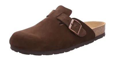 Produktbild von Rohde Herren Pantoffel Hausschuh Clog Leder Grado 6694, Größe:43 EU, Farbe:Braun