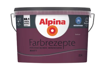 Produktbild von Alpina Farbrezepte Sinfonie matt 2,5 Liter
