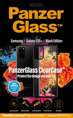 Produktbild von PanzerGlass ® ClearCase™ Samsung Galaxy S20 Plus, Cover, Samsung, Samsung - Galaxy S20+, 17 cm (6.7"), Schwarz