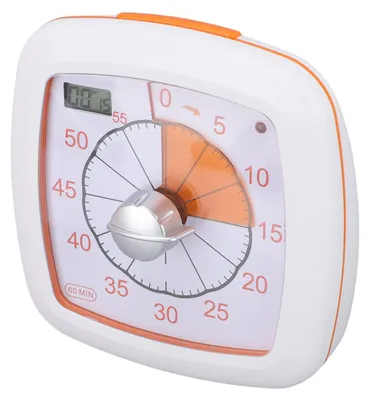 Produktbild von 60-Minuten-Timer mit Display, 2 Modi, batteriebetrieben, geräuschloser Countdown-Timer, Zeitmanagement-Tool für Kinder, Erwachsene, Klassenzimmer und Küche