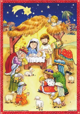Produktbild von Adventskalender "An der Krippe"