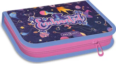 Produktbild von Ars Una Schule Federmäppchen Enchanted - Magie, gefüllt, violett-rosa-orange, für Mädchen