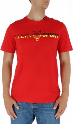 Produktbild von Plein Sport Herren T-Shirt Rot 381316 : Größe - S Größe: S
