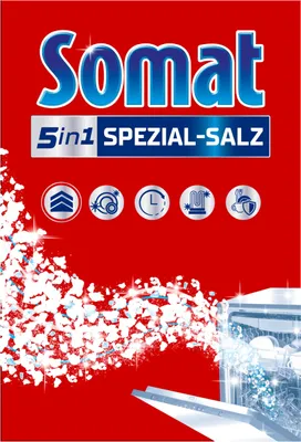 Produktbild von Somat 5in1 Spezial-Salz (1,2kg), Spülmaschinensalz gegen Kalk