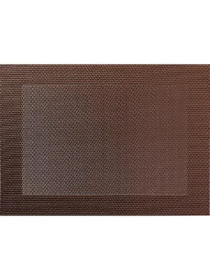Immagine prodotto di ASA Vorteilset 4 Stück Tischset, braun PVC 46 x 33 cm, mit gewebtem Rand 78054076 und Geschenk + Spende