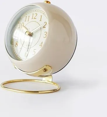 Produktbild von Wecker, geräuschloser Wecker zur Reisezeit, Studentenwohnheim Desktop Ornamente, bemalte kleine Uhr