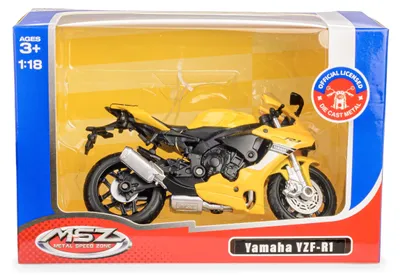Obrázok produktu pre Model 1:18, YAMAHA YZF-R1, žltý