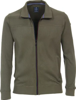 Produktbild von REDMOND Übergrößen Sweatjacke Dunkelgrün 2XL