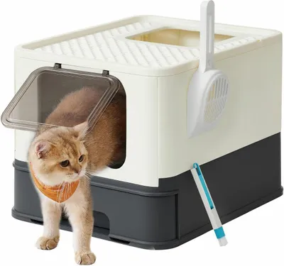 Image de Toilette pour chat Adigo gris