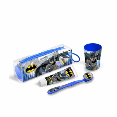 Zdjęcie produktu dla Cartoon Batman Zestaw Szczoteczka, Pasta, Kubek