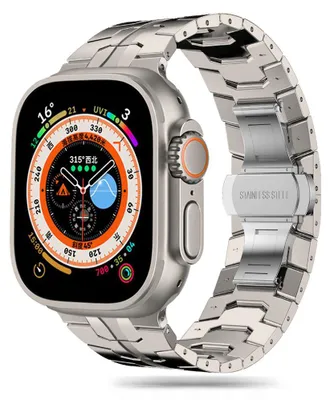 Obrázok produktu pre Techsuit Remienok (W063) - Apple Watch 1/2/3/4/5/6/7/8/9/10/SE/SE 2/Ultra/Ultra 2 (42/44/45/46/49mm) - Titánová