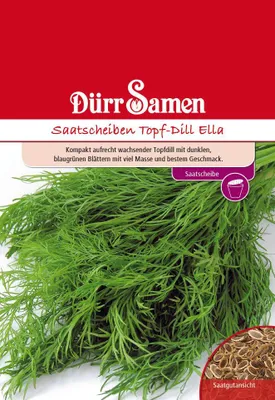 Produktbild von Topfdill Ella | Saatscheiben von Dürr Samen