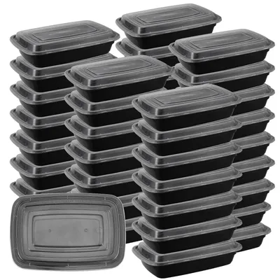 40er-Pack 750 ml Meal-Prep-Container, BPA-frei, mikrowellengeeignet