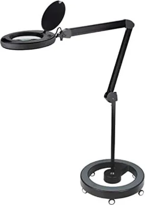 Zdjęcie produktu dla Lampa LED – lampa stojąca z oświetleniem LED – czarna