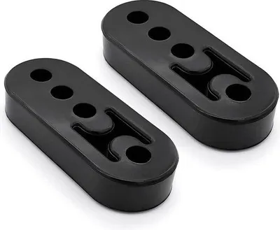 Produktbild von Universal auspuffhaken - 2 Stück für Autosysteme mit 2/4 Löchern - universelle Halterung für Auto-Auspuffrohr (107 cm)