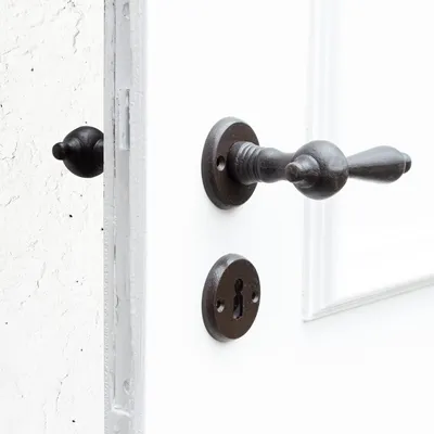 Produktbild von Drückergarnitur für Zimmertüren, Edles design | BB | Eisen braun