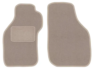 Productafbeelding van Velours voormatten voor Mitsubishi Eclipse III 1999-2006 (coupé) – 2-delig, beige, op maat – Wielganizator LUX