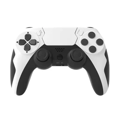 Produktbild von Bluetooth Controller mit Touchpad, Dual-Vibration & AUX-Port für PC, PS4 & PS3 – Weiß