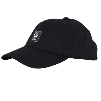 Produktbild von Emporio Armani Baseball Logo Patch Basecap Schirmmütze Schwarz/Black