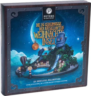 Produktbild von Adventskalender 24 Geheimnisse der rätselhaften Weihnachtsinsel, 255g