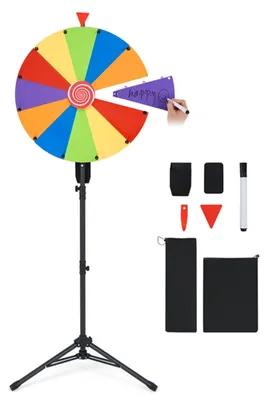 Produktbild von KOMFOTTEU Glücksrad mit verstellbarem Stativständer, φ75cm