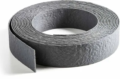 Produktbild von Ecolat graue Kunststoff-Rollkante, H.14 x B.1000 cm